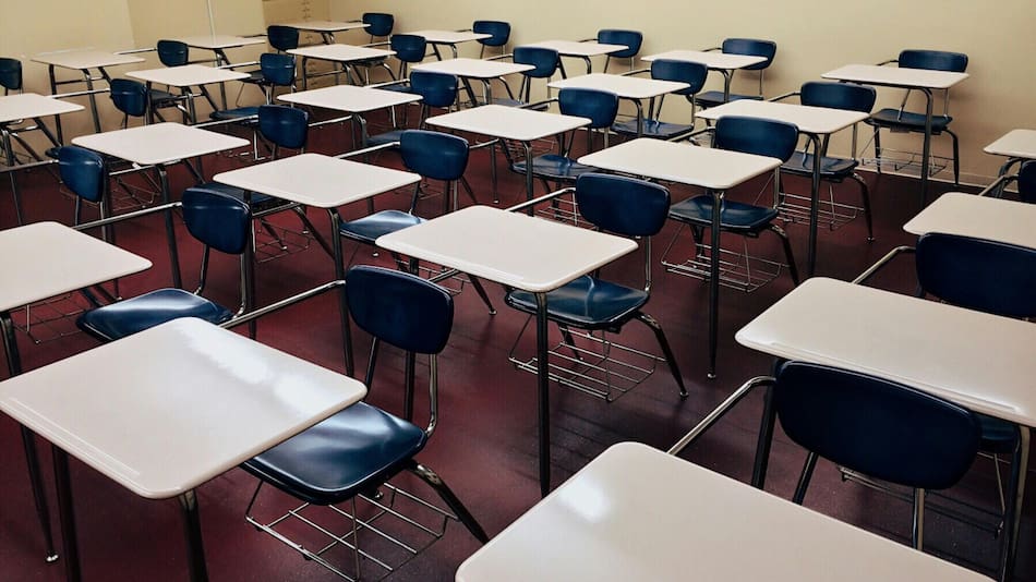 Escuela, aula, colegio, educación. Foto: Pexels.