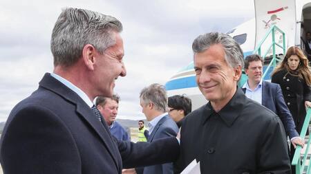 Mauricio Macri y Mariano Arcioni (NA)