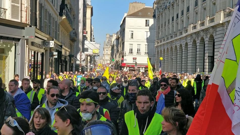Chalecos amarillos - París