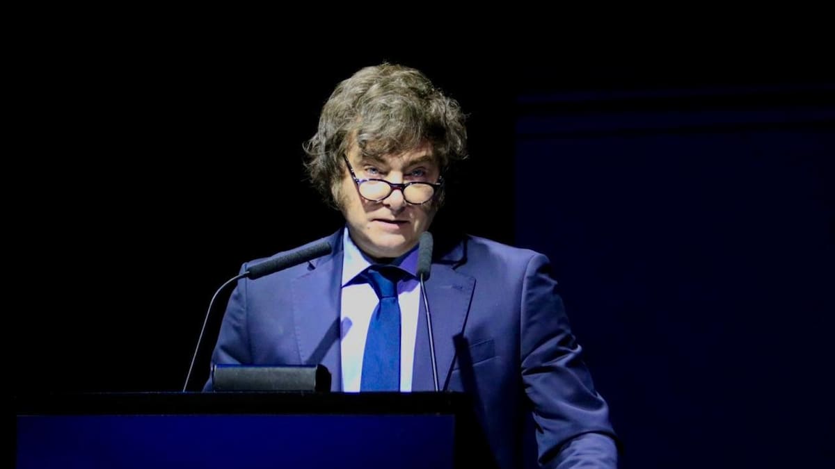 El presidente Javier Milei dio un discurso en el Tech Forum Argentina