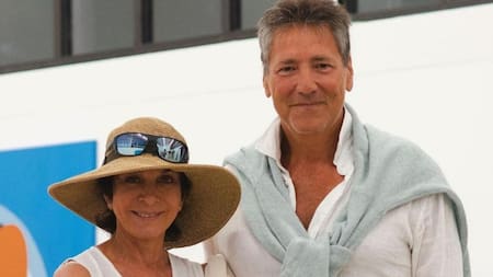 Mónica Gutiérrez junto a su marido. Foto: Instagram/monigps