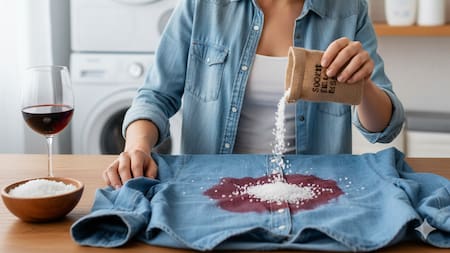 Sal gruesa en la ropa antes de lavarla: por qué recomiendan hacerlo y para qué sirve