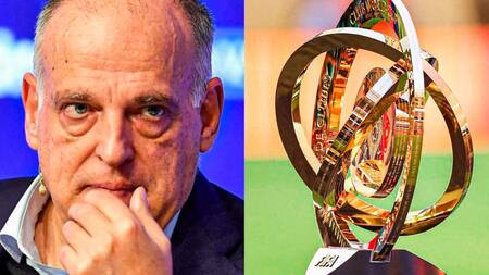 Jorge Tebas, Mundial de Clubes. Foto: X @sudanalytics_