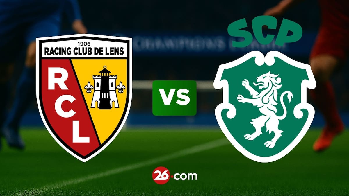 Portada de Lens vs Sporting CP por la Champions League.