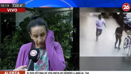 Mujer atacada por un hombre en Palermo (Canal 26)