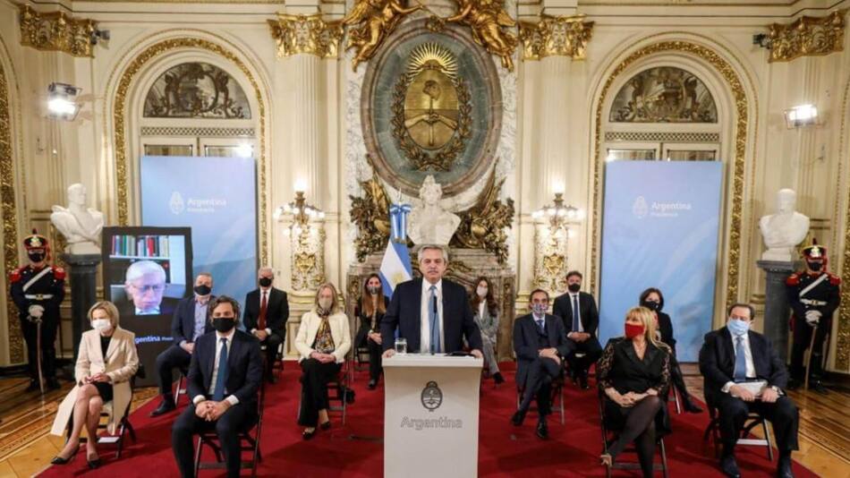 Alberto Fernández, La Cámara de Apelaciones en lo Civil y Comercial se suma al rechazo de la reforma judicial. Créditos. Presidencia de la Nación