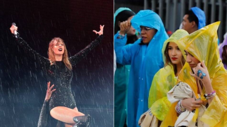 El segundo show de Taylor Swift debió ser cancelado por la lluvia. Foto: NA
