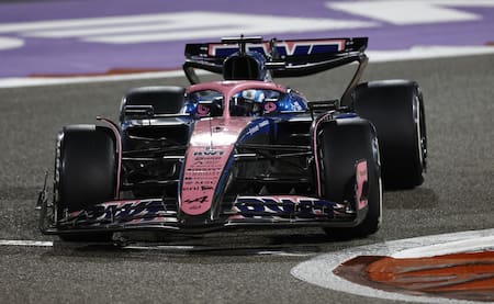 Pierre Gasly en el Gran Premio de Arabia Saudita. Foto: REUTERS.