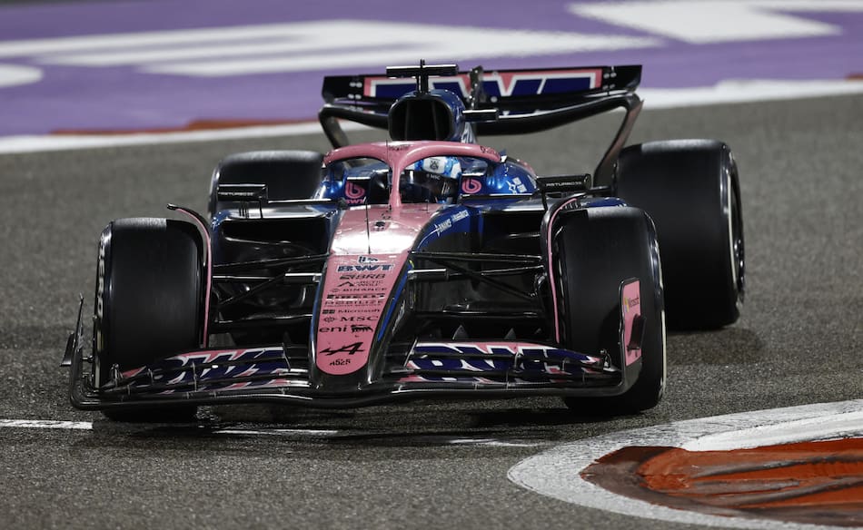 Pierre Gasly en el Gran Premio de Arabia Saudita. Foto: REUTERS.