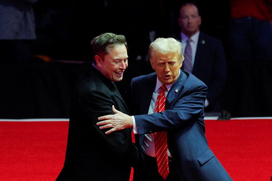 Donald Trump y Elon Musk. Foto: Reuters / Brian Snyder