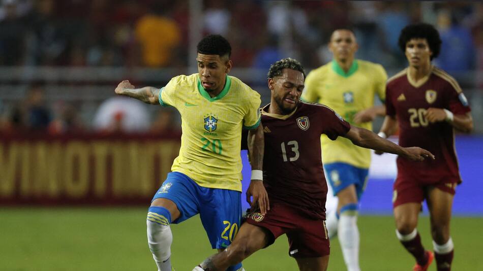 Eliminatorias 2026, Venezuela vs. Brasil. Foto: REUTERS.