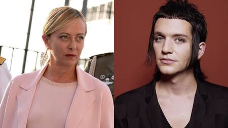 Giorgia Meloni y Bryan Molko. Foto: Instagram