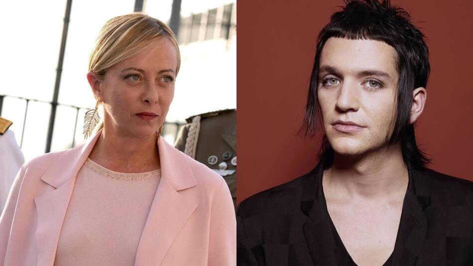 Giorgia Meloni y Bryan Molko. Foto: Instagram