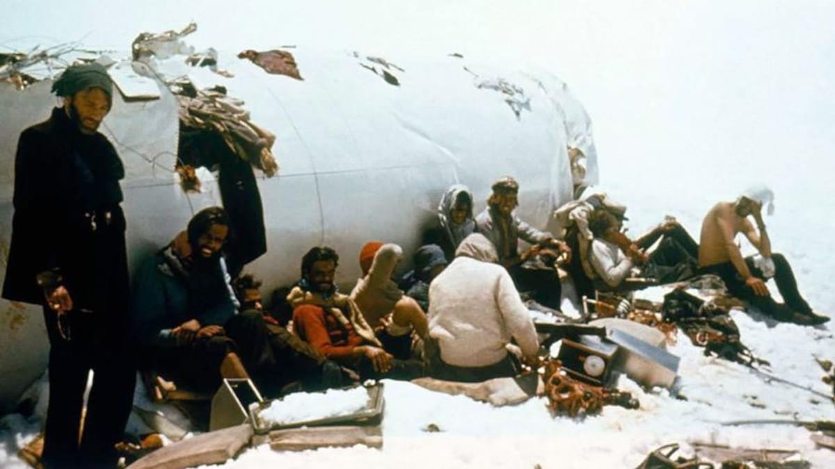 Tragedia de los Andes. Foto: Telam.
