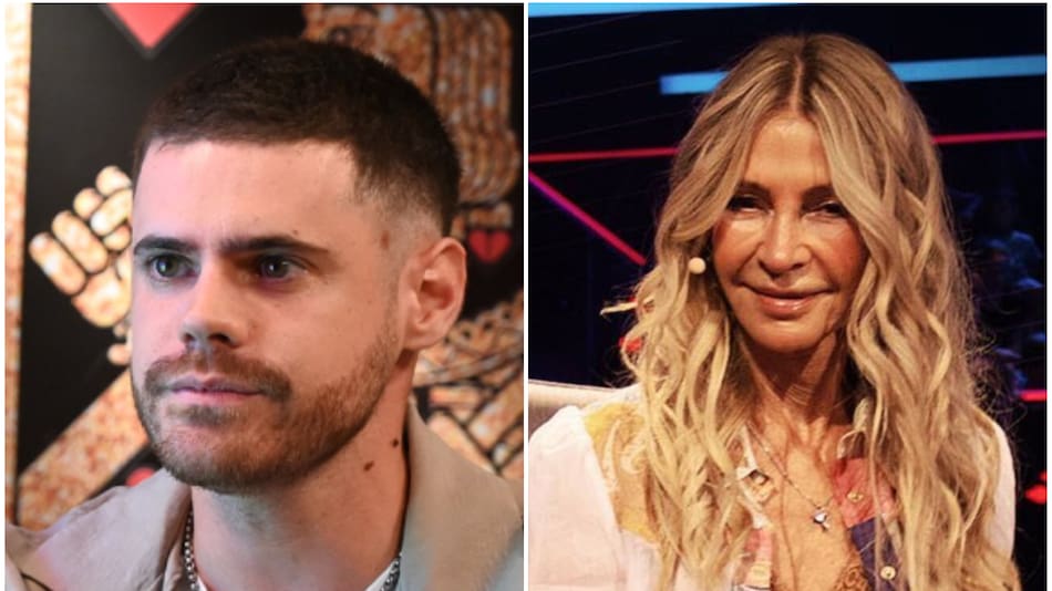 Gastón Soffritti y Cris Morena.