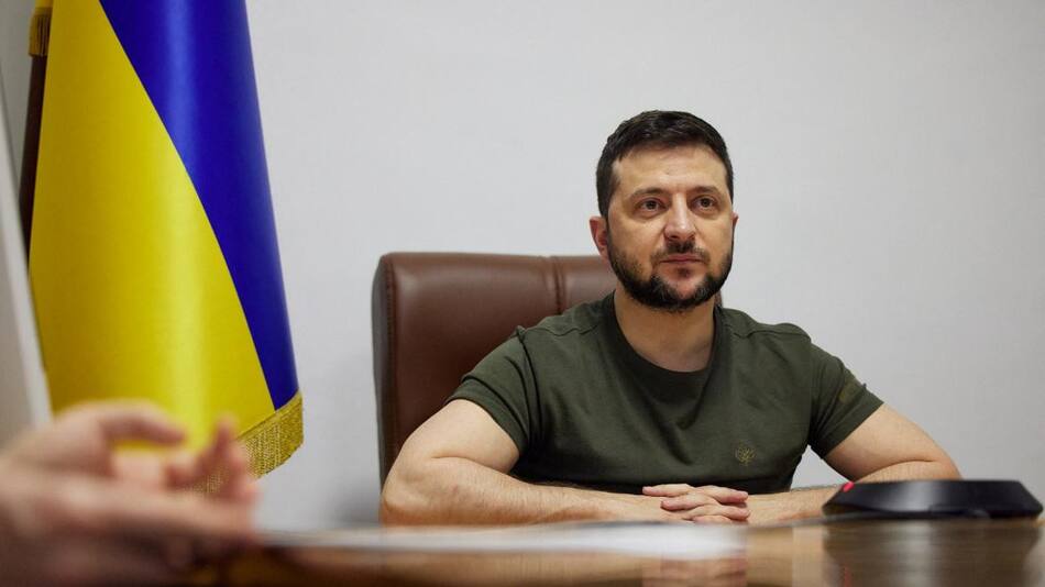 Volodomir Zelenski, presidente de Ucrania.