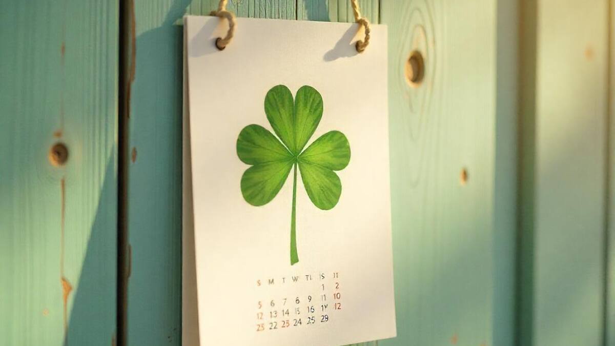 Calendario de la suerte. Foto: IA Freepik