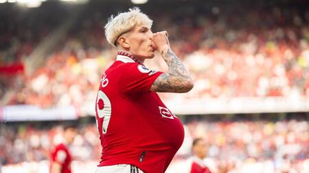 Alejandro Garnacho volvió a las canchas con gol. Foto: EFE.