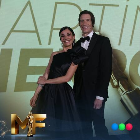 Los looks de los famosos en los Martín Fierro. Foto: Instagram @telefe