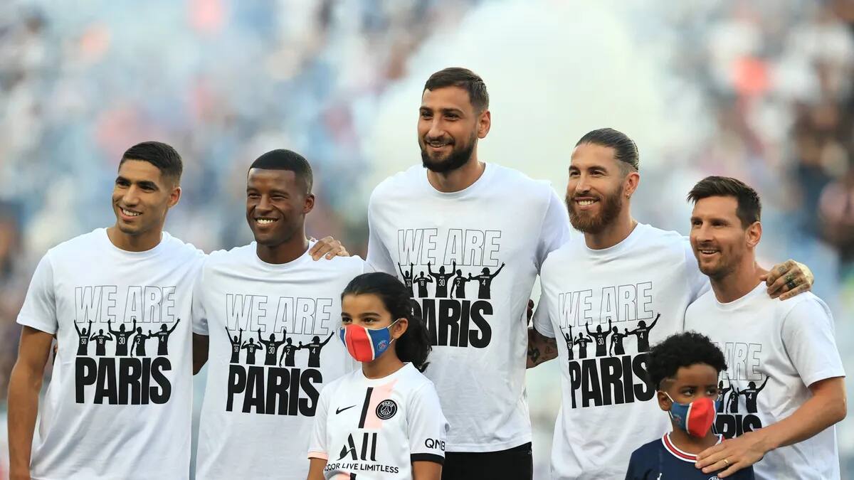 Presentación de Messi en el PSG.