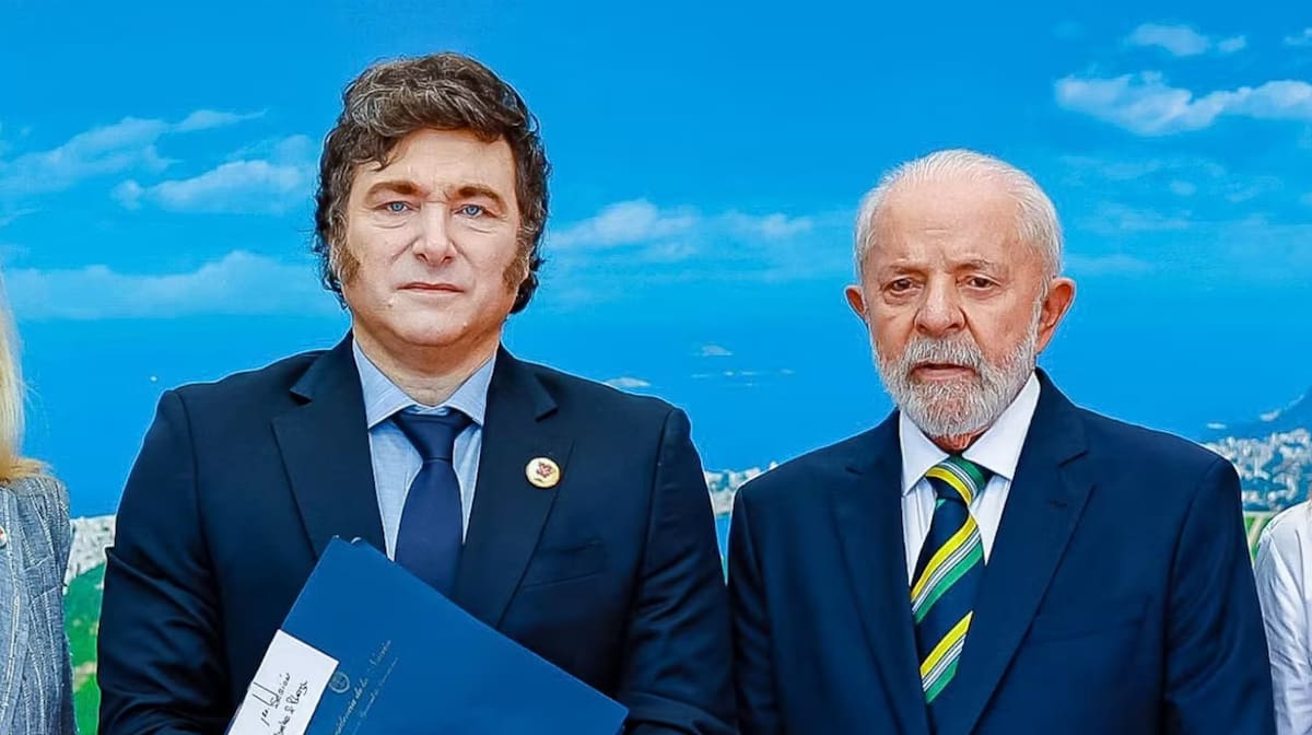 Presidentes de Argentina y Brasil.