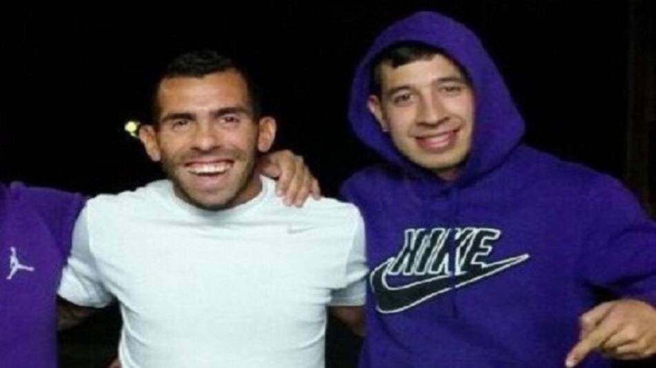 Carlos Tevez y su hermano
