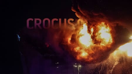 La explosión en Crocus City Hall; Moscú. Foto: Reuters.