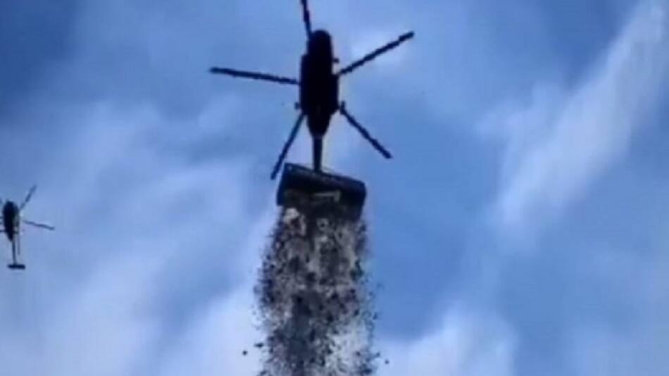 Un influencer checo lanzó un millón de dólares desde un helicóptero para sus seguidores. NA