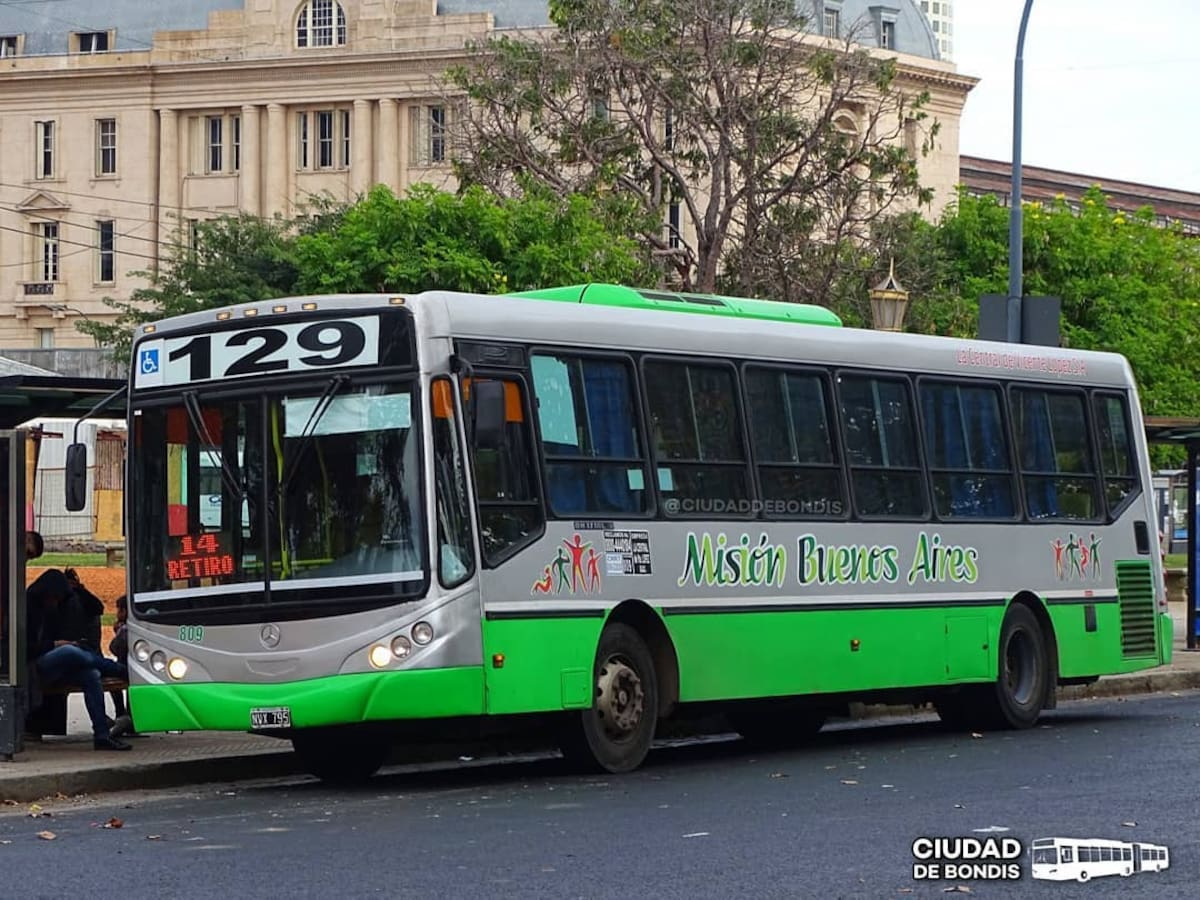 Colectivo de la línea 129.