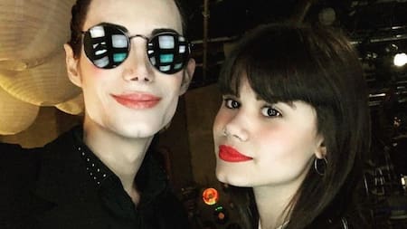 Felipe Pettinato y su novia