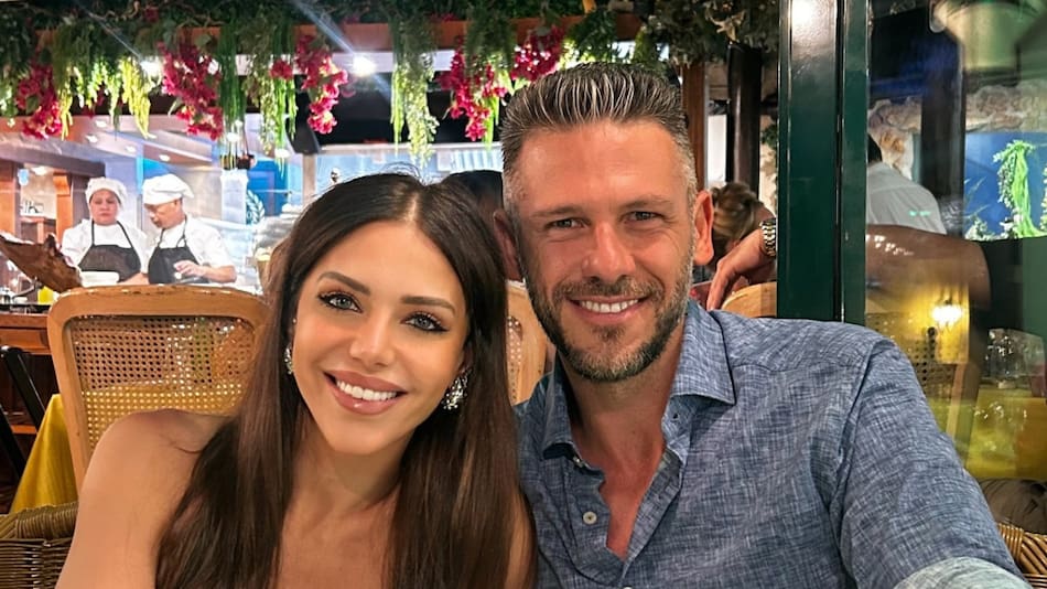 Evangelina Anderson y Martín Demichelis. Foto: Instagram.