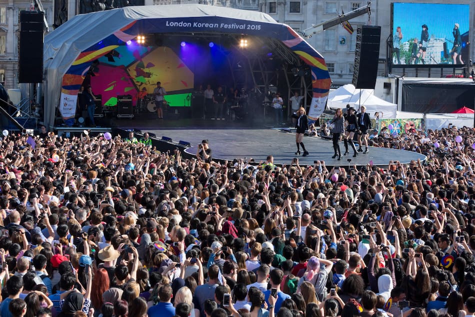 Festival de k-POP en Londres Trafalgar Square - Foto: Reuters