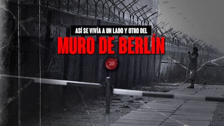 Así se vivía a un lado y otro del muro de Berlín