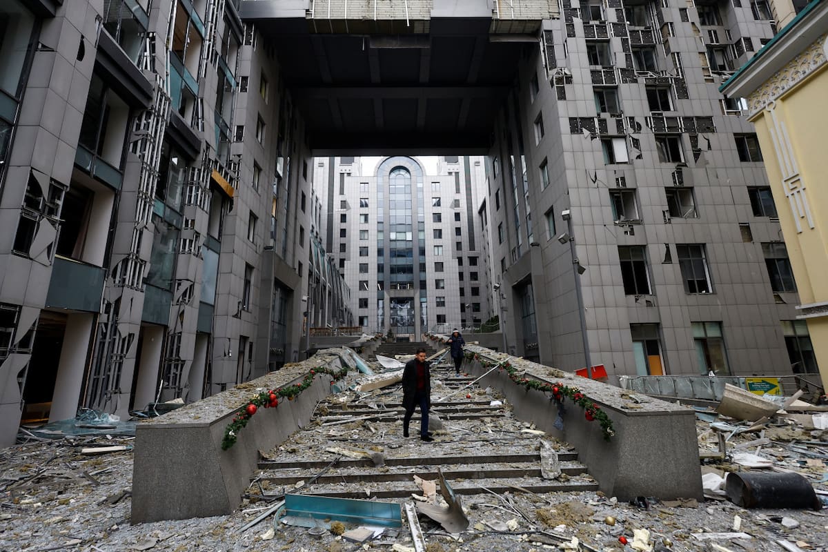 Ataque masivo de Rusia contra Ucrania. Foto: Reuters.