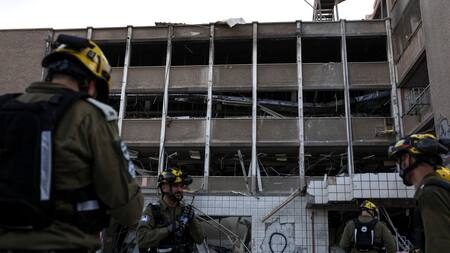 Bombardeo de Irán sobre Israel. Foto: REUTERS.
