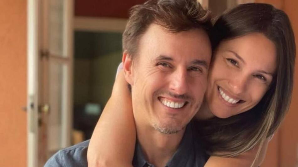Roberto Moritán y Pampita. Foto: NA.