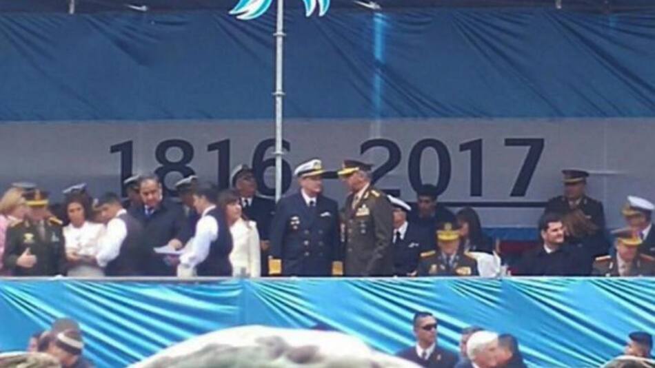 Error en acto del 25 de Mayo