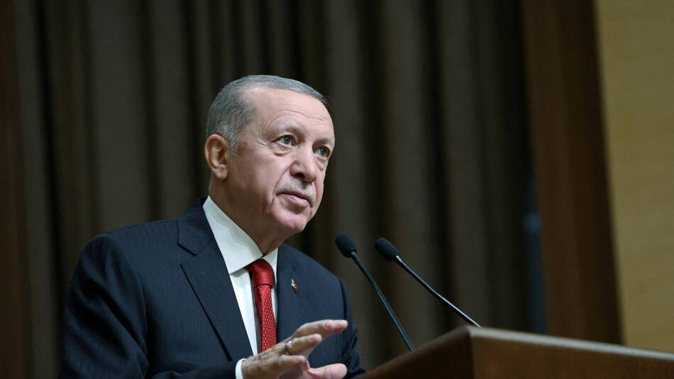 Erdogan, presidente de Turquía. Foto: Reuters.