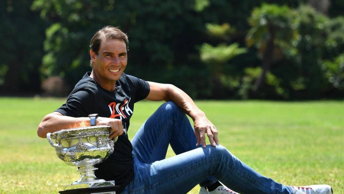 Rafael Nadal, Abierto de Australia. EFE.