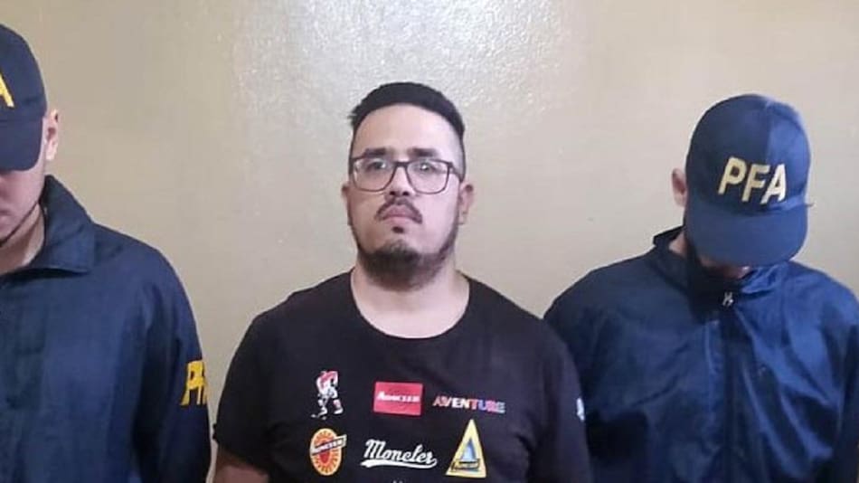 Ariel Máximo "Guille" Cantero, líder de la banda narco "Los Monos". Foto: NA.