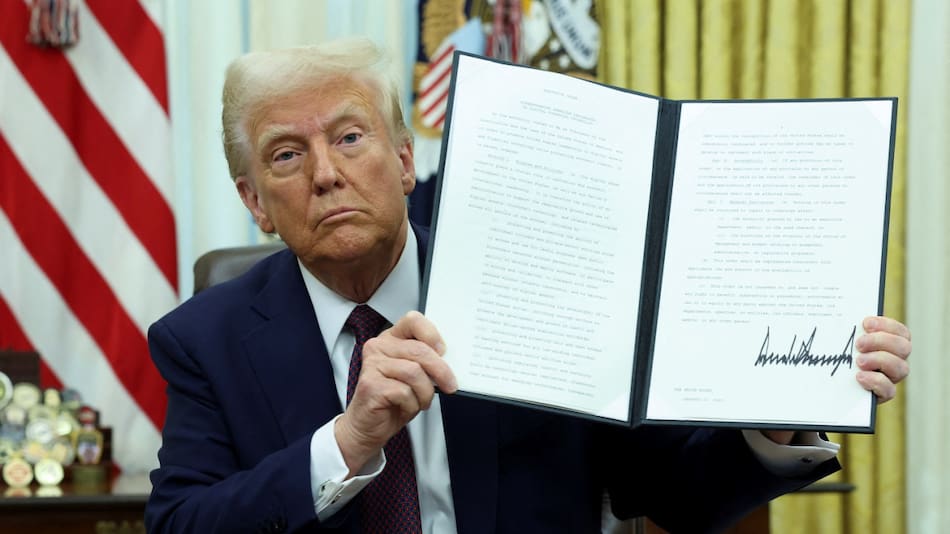 Donald Trump, presidente de Estados Unidos. Foto: Reuters/Kevin Lamarque