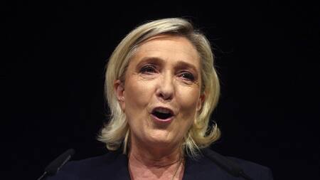 Marine Le Pen, líder de la extrema derecha francesa. Foto: Reuters.