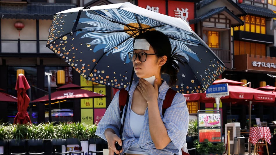 La ola de calor también alcanzó a países como China y Estados Unidos. Foto: Reuters.