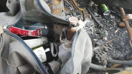 Bombas molotov - Marcha anticumbre G20