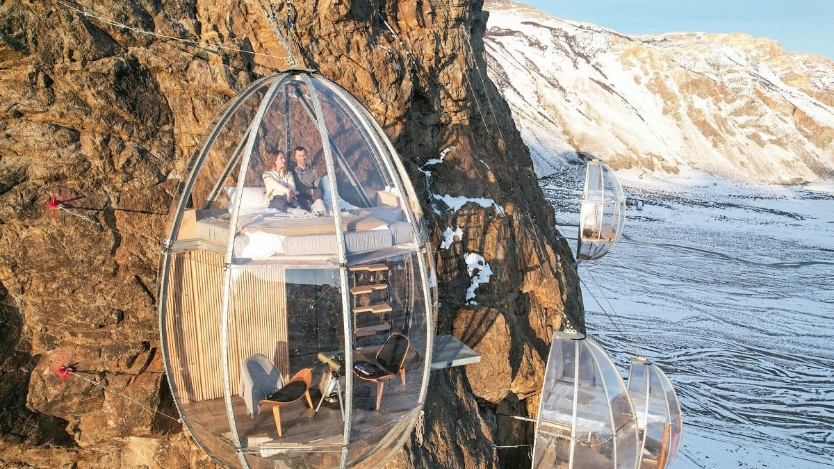 Del tren al vacío: los 3 hoteles más curiosos de la Argentina que son furor entre los turistas