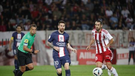 Otro show de Messi. Foto: Twitter @PSG_espanol