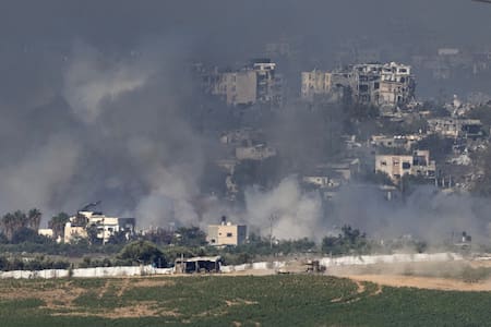 Ataque israelí en Gaza. Foto: Reuters.