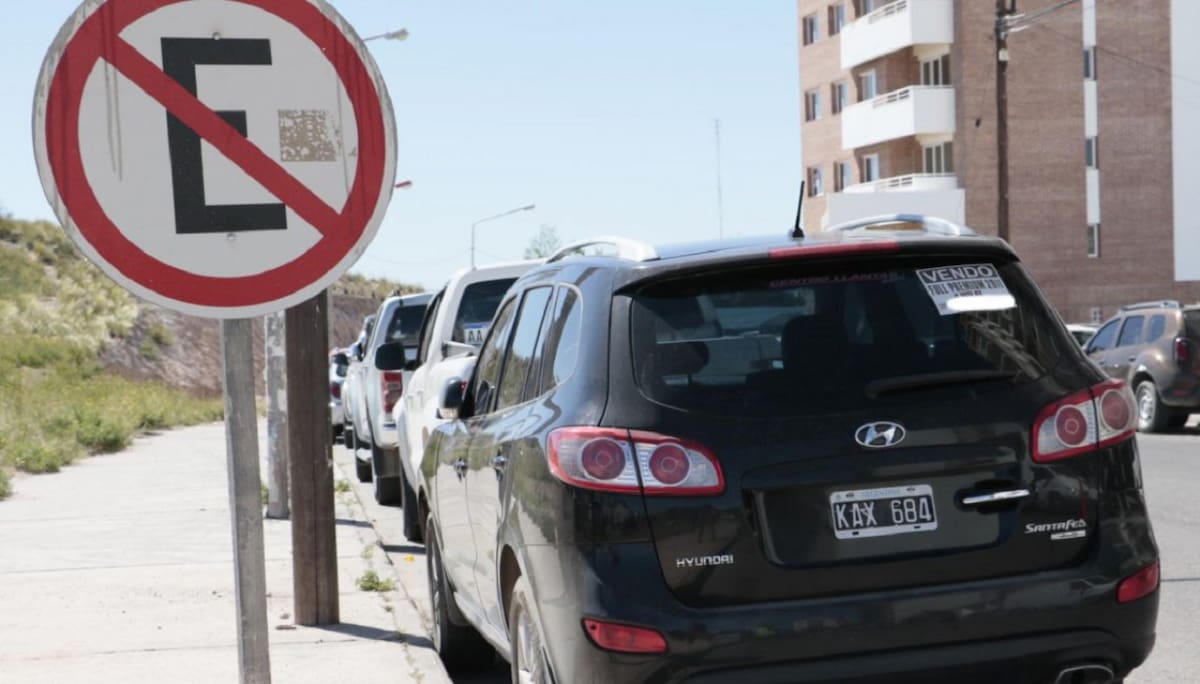 Prohibido estacionar. Foto: X