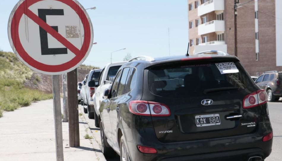Prohibido estacionar. Foto: X