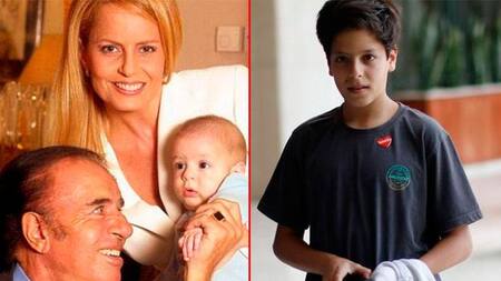 Máximo Menem Bolocco, Cecilia Bolocco, Carlos Menem